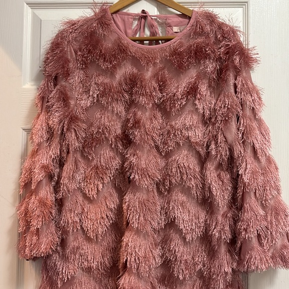 Hutch Fringed Chevron Dress from Anthropologie - Picture 4 of 9